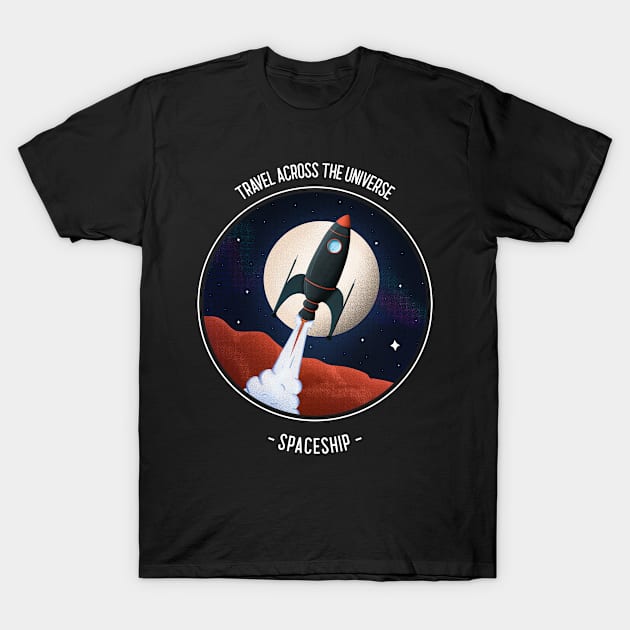 TRAVEL ACROSS  THE UNIVERSE T-Shirt by Dankest Merch